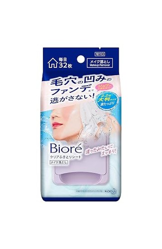 Biore clear cleansing wipes - cleansing, 32